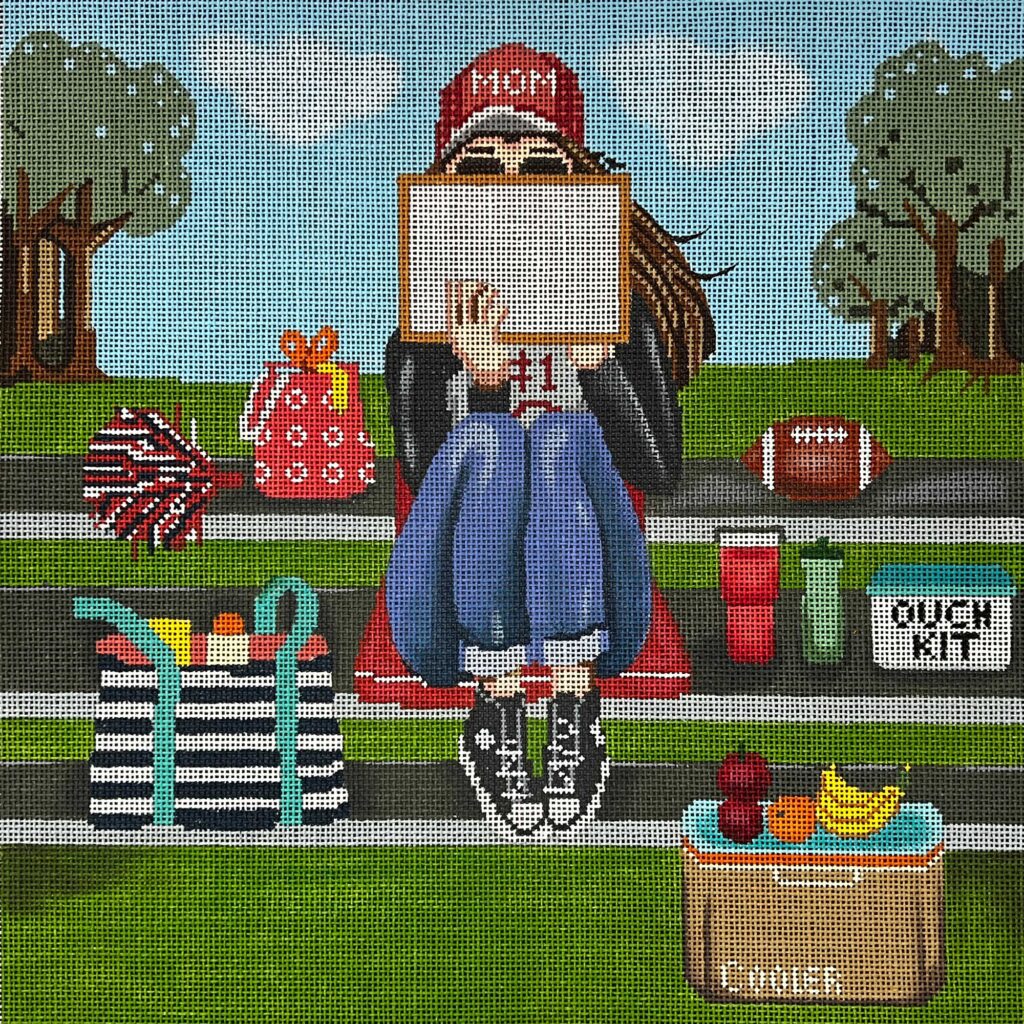 GE-P341 - Football Mom Stitching Girl