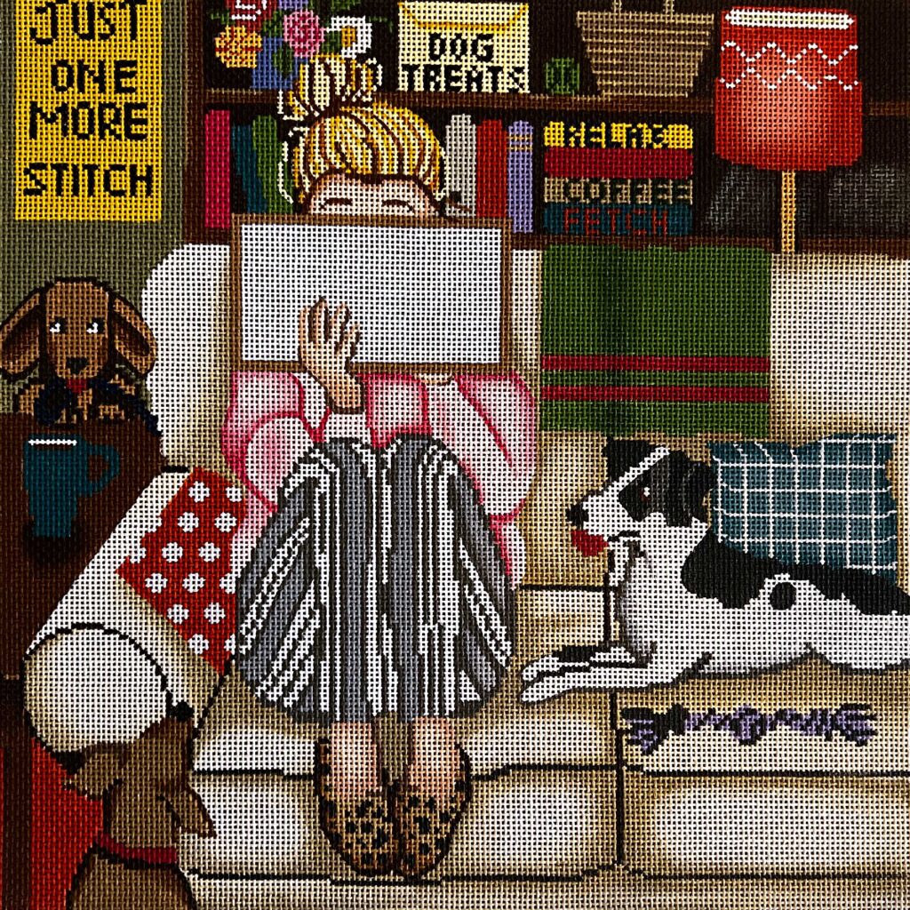 GE-P309 - Dog Stitching Girl