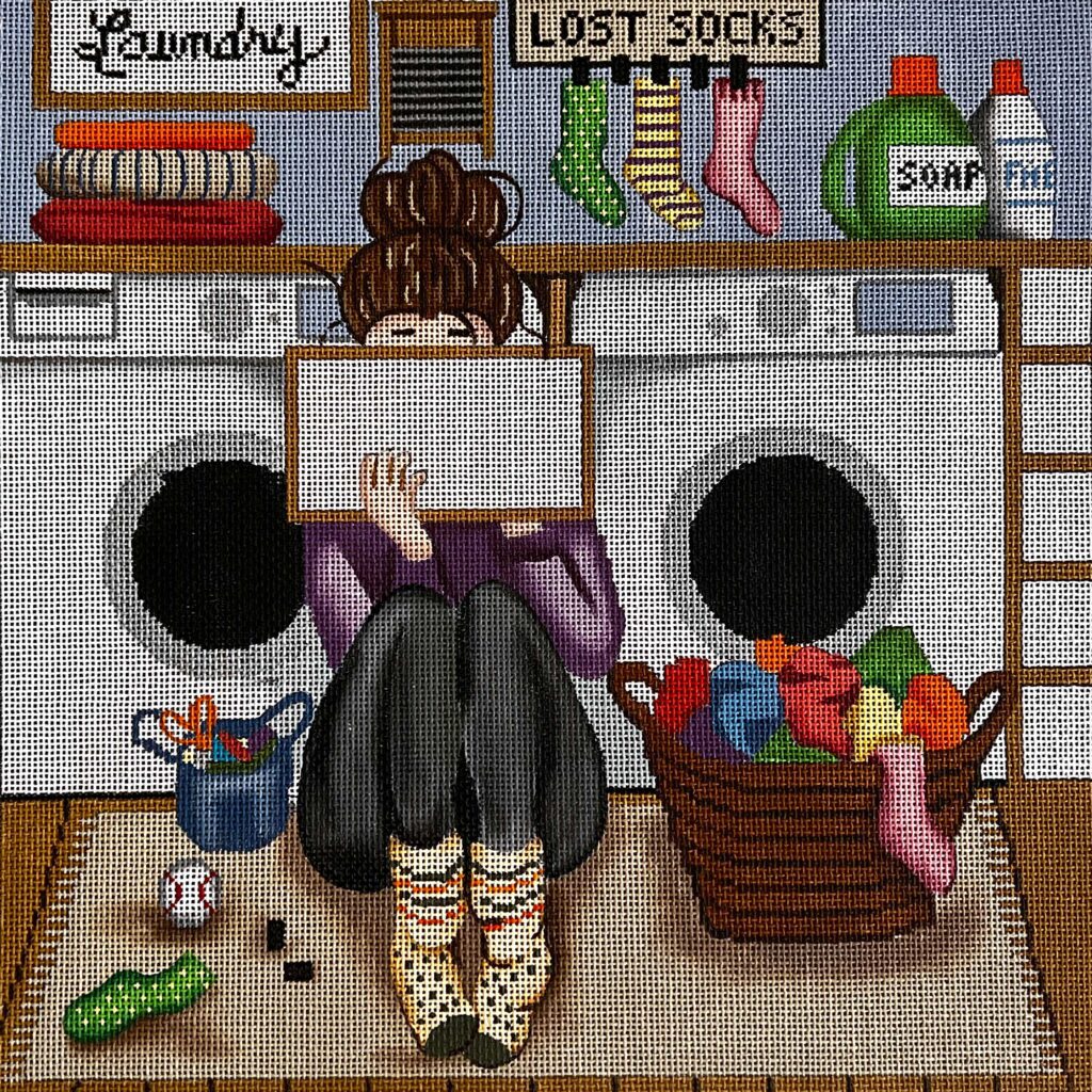 GE-P307 - Laundry Stitching Girl
