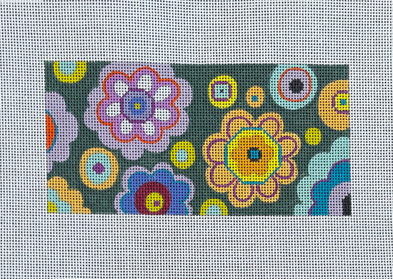 IN621 - Whimsy Floral on Black