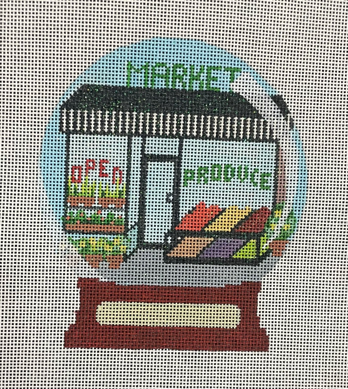 AL-111 - Market Snow Globe