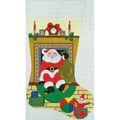 DX104 - Santa in Fireplace