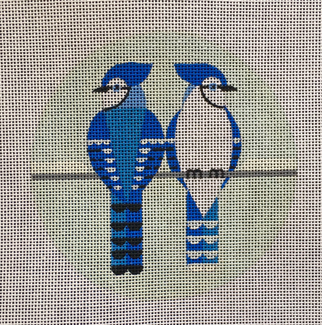SP-006 - Two Blue Jays Ornament