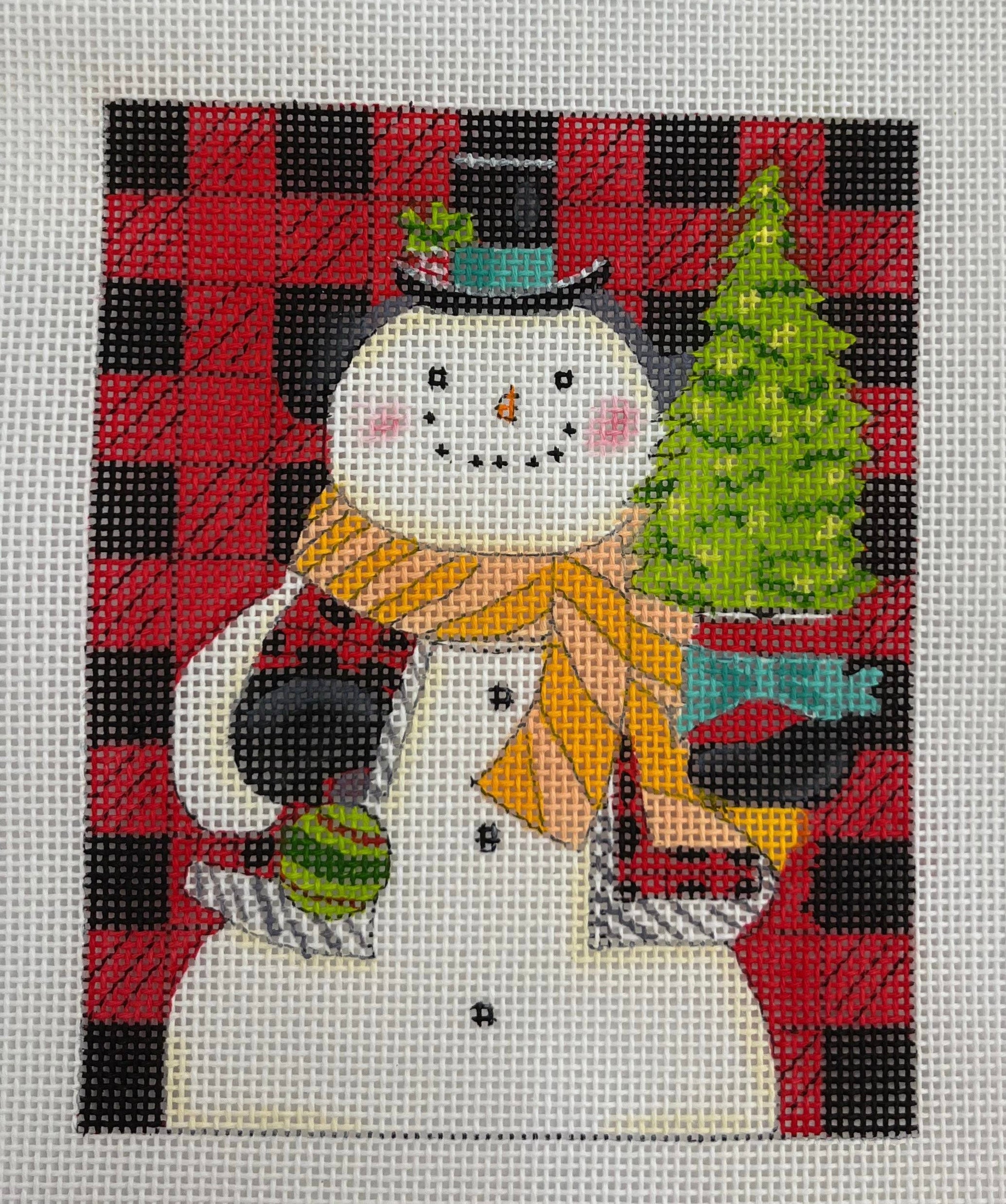 GA-X18 - Plaid Snowman