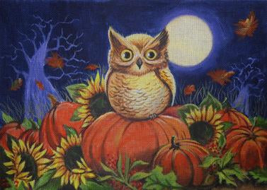 GA-06 - Pumpkin Patch Owl