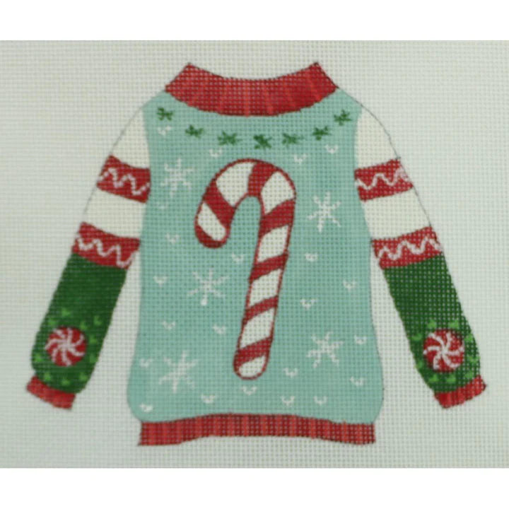 EJ-39I - Candy Cane Sweater