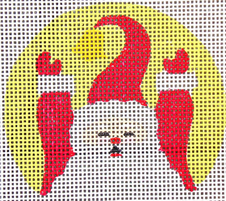 JTM-R07 - Santa hands Raised Ornament