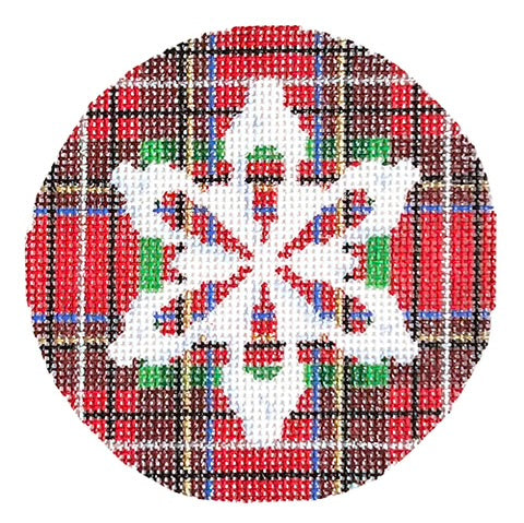 AT CT1380 - Snowflake on Stewart Plaid
