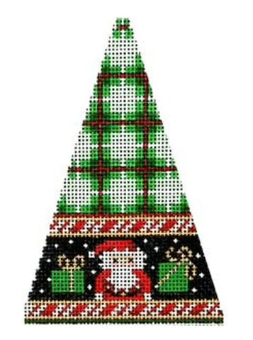 AT CT1610 -Santa Plaid Mini Tree