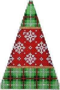 AT CT1625 - Plaid Snowflakes Mini Tree