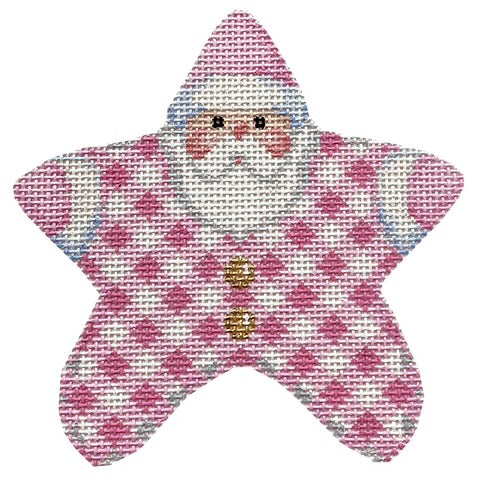 AT CT2051 - Baby Pink Gingham PJ Santa