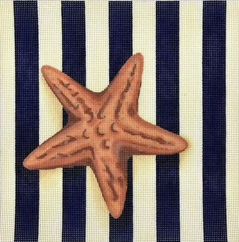 AT D0709 - Starfish Square Stripes