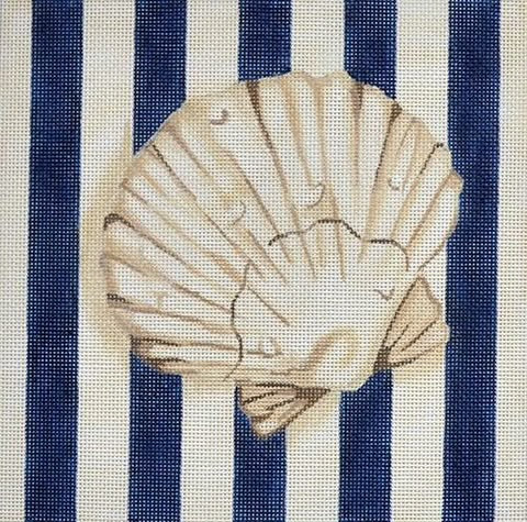 AT D0710 - Scallop Shell Square Stripes