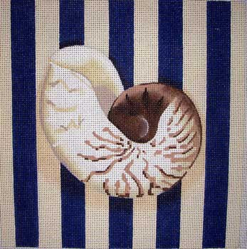 AT D1011 - Nautilus Shell Square Stripes