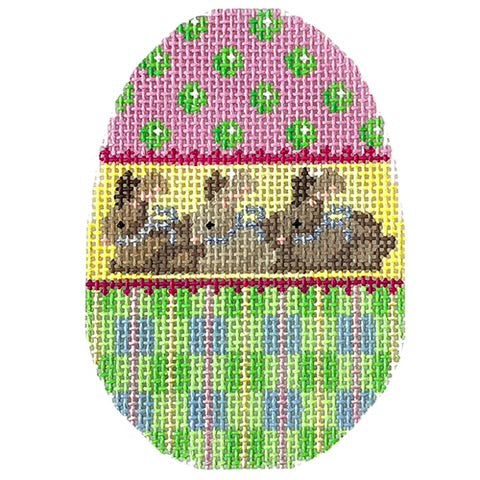 AT EG269 - Three Brown Bunnies Egg