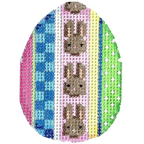 AT EG620 - Bunnies Hop Stripe Mini Egg