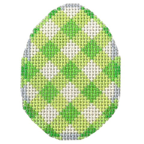 AT EG627L - Lime Gingham Mini Egg