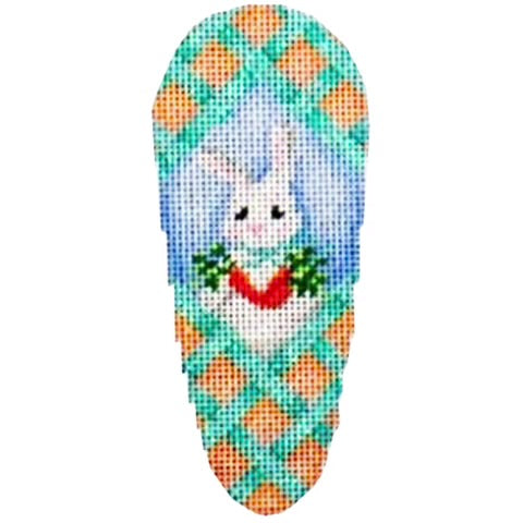 AT EM107 - Aqua Lattice Bunny Carrots Carrot