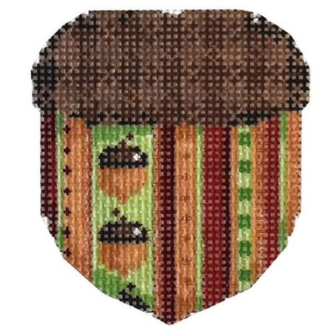 AT EM302 - Acorn Stripe Plaid Cap Mini Acorn