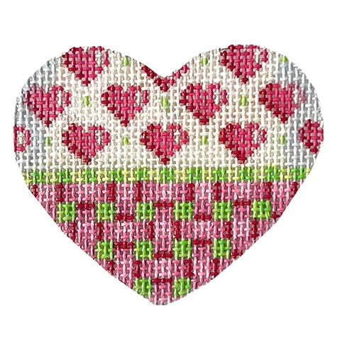 AT HE631 - Hearts Trellis Mini Heart