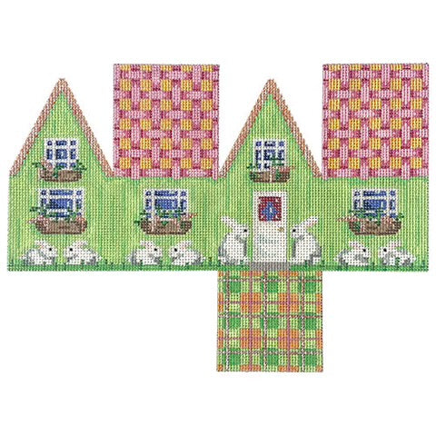 AT HH103 - Pink Lattice Roof Easter Cottage
