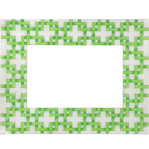 AT PF276 - Green White Lattice Frame