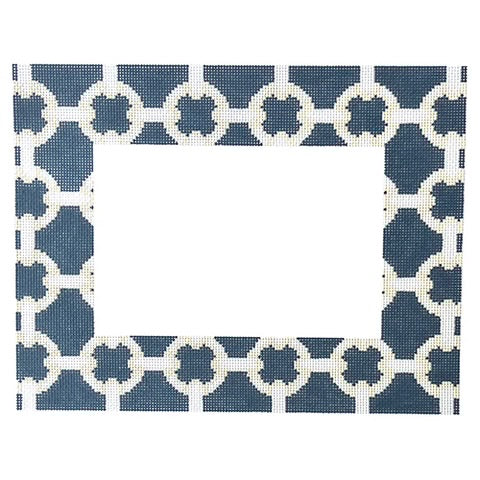 AT PF281 - Cream Navy Modern Link Frame