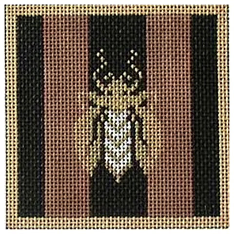 AT T0126B - Bees Coaster Black