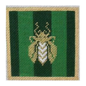 AT T0126G - Bees Coaster Green
