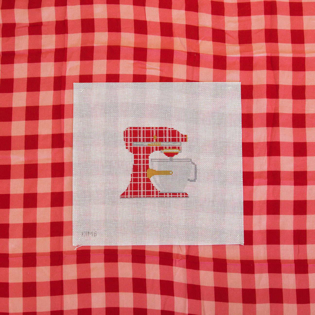 KIM6 - Pink Plaid Mixer