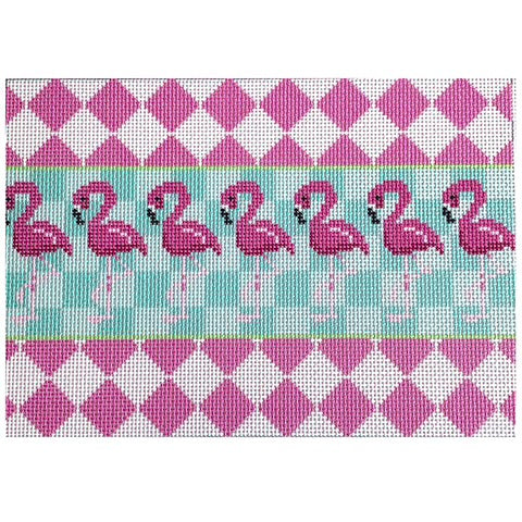 NTG TS084 - Harlequin Flamingo Clutch