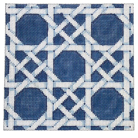 AT IS503B - Blue and White Caning Square