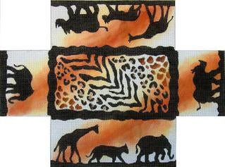 BC29 - Safari Silhouettes Brick Cover