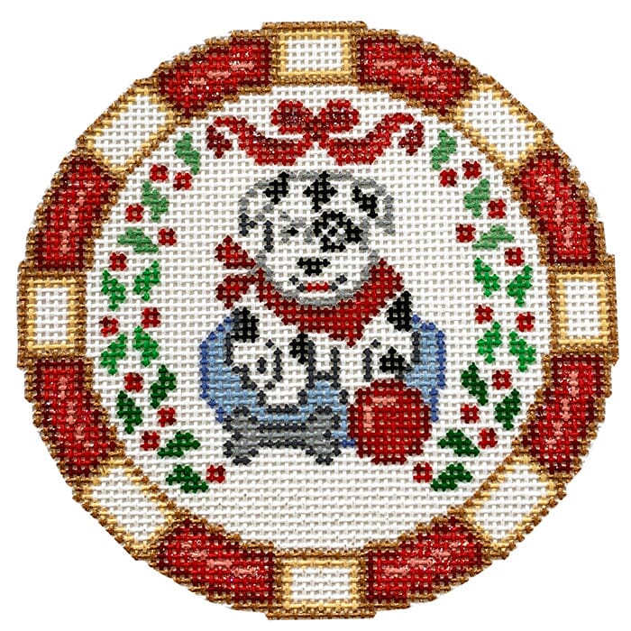 CO17 - Happy Holidays Christmas Dog Ornament