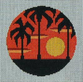 CB-16 - Palm Trees Sunset