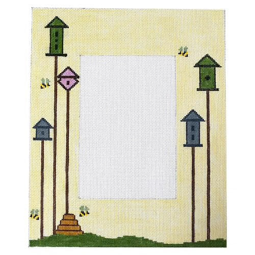 FRM100 - Bee Skep and 3 Bird Houses