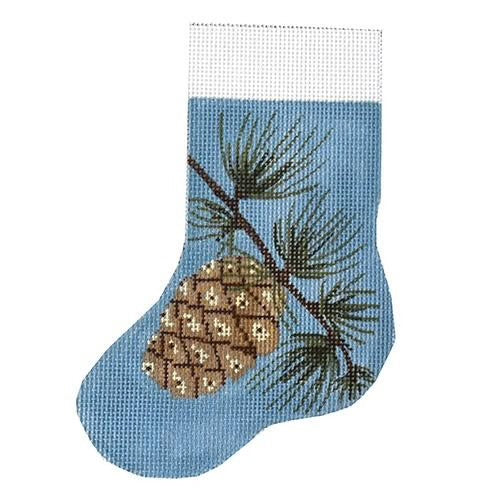 STK105 - Pinecone Mini Stocking