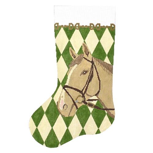 STK204 - Argyle Horse Stocking
