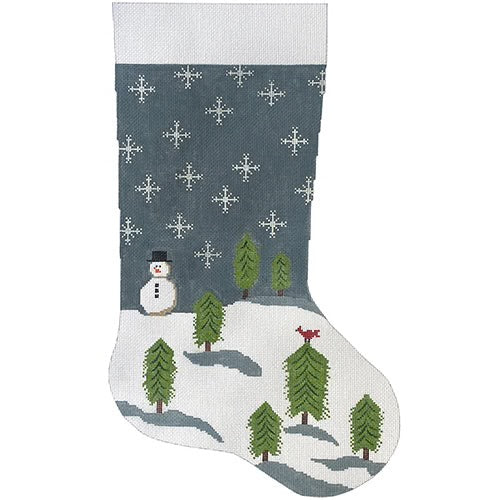 STK200 - Snowman with Tree 1Stocking