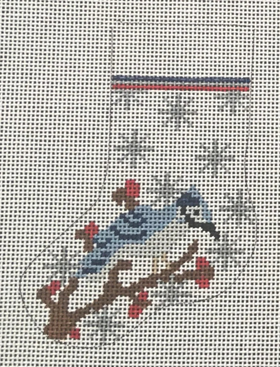 STK223 - Blue Jay Mini Stocking