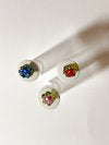 Glass Needle Vial with Glass Beads (additional color ways)
