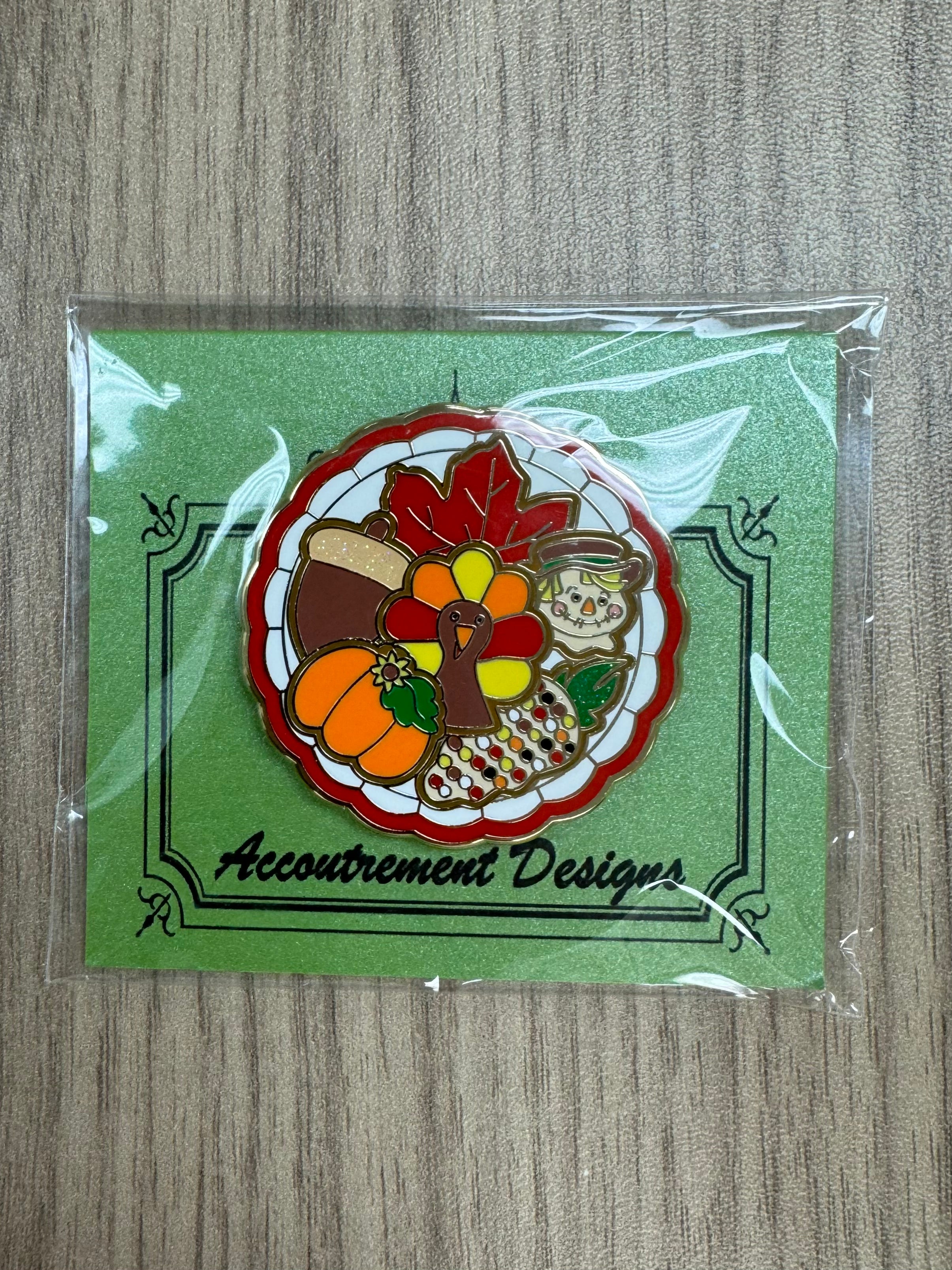 Thanksgiving Cookie Plate Needle Minder