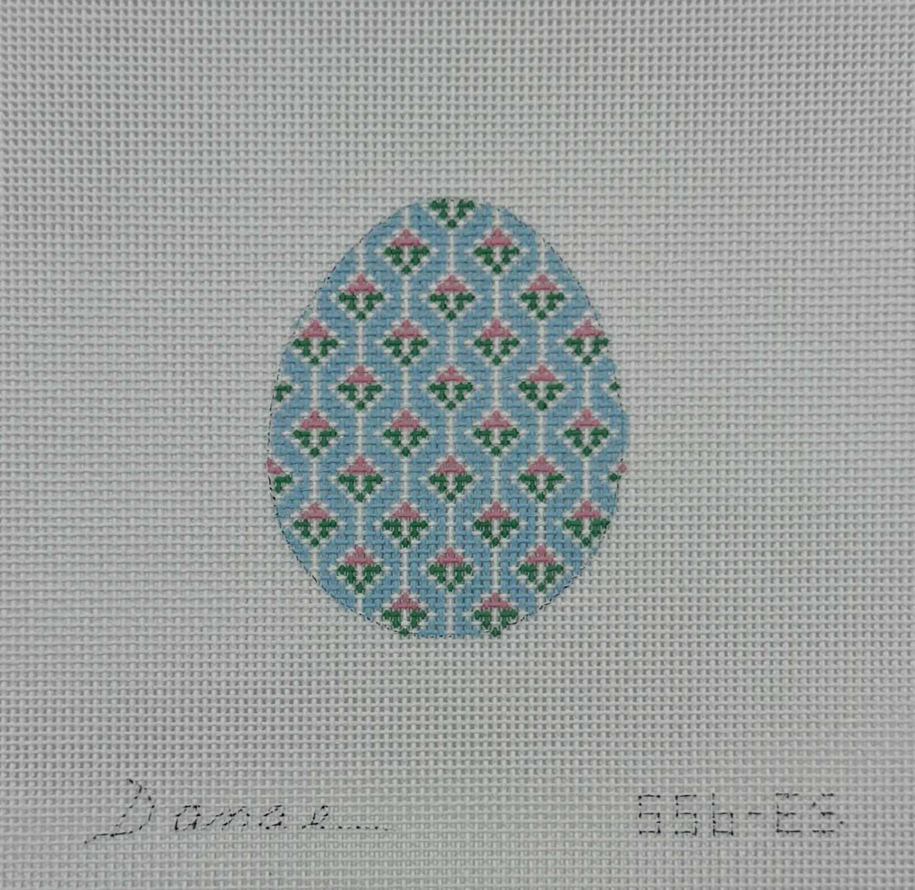 556-ES - Easter Egg - Floral