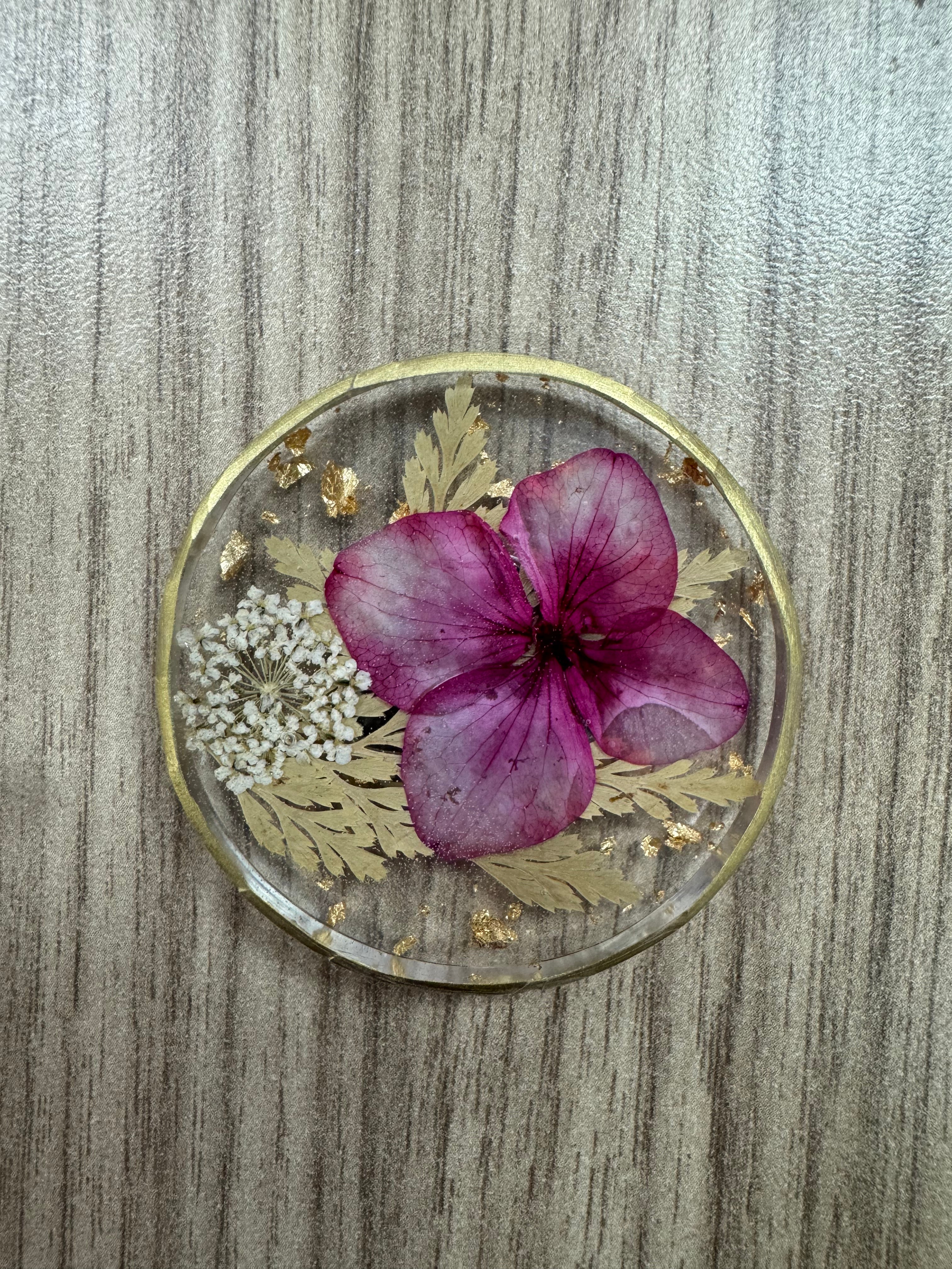 Pressed Flowers Needle Minder
