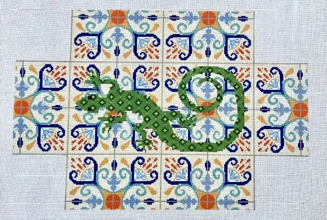 2313 - Lizard on Tile Brick Cover