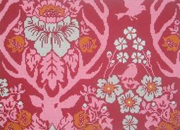 JD4003P - Antler Damask - Peony