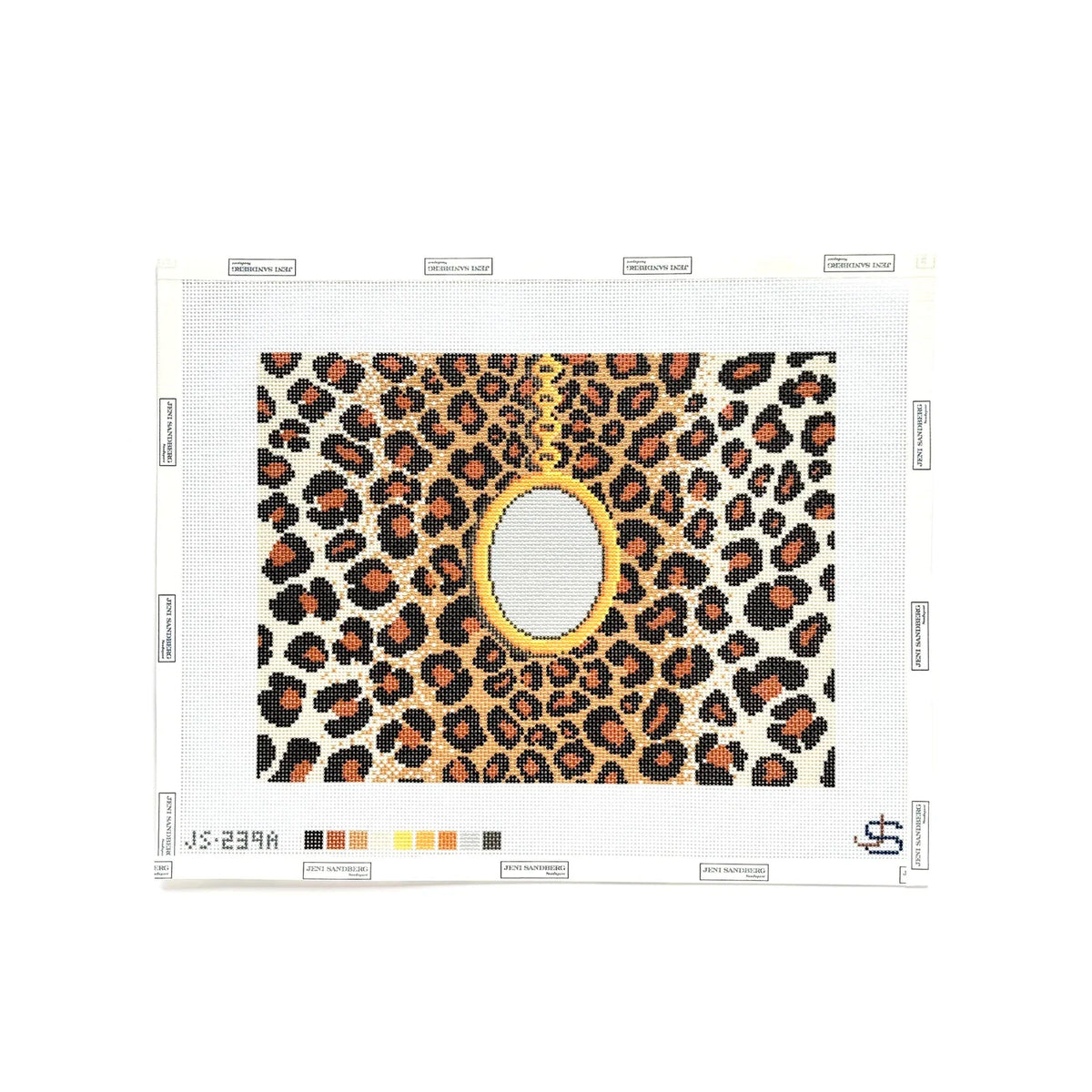 JS-239A - Leopard Pendant Clutch