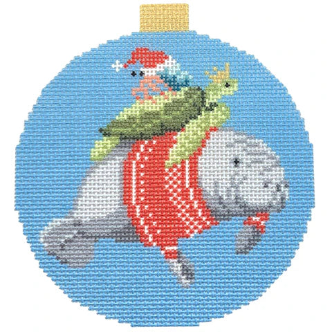 KB 1681-P - Festive Sea Friends - Manatee and Turtle