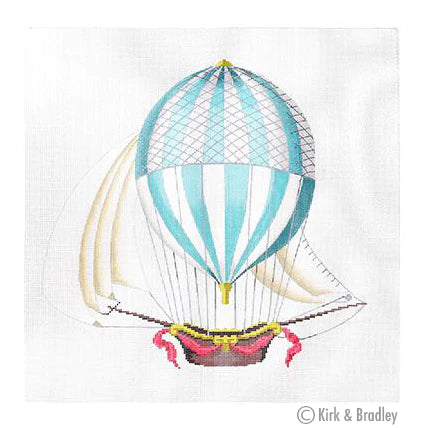 KB 1270 - Hot Air Balloons - Large-Blue
