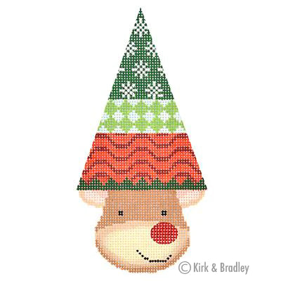 KB 1387- Reindeer Cone - Merry (Waves)